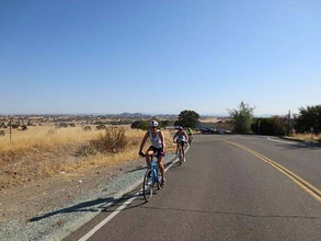 Cyling for charity through central California