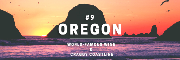 oregon-world-famous wine and craggy coastline