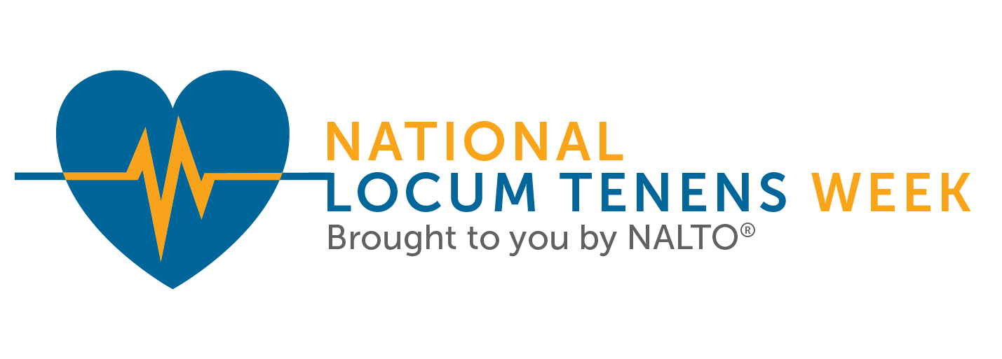 2018 National Locum Tenens Week logo horizontal